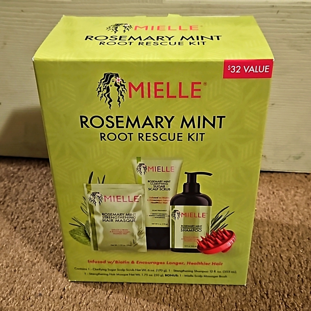 Mielle rosemary mint root rescue hair care kit